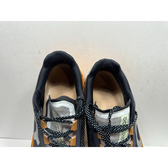 On Cloudmonster Eclipse Turmeric Orange Dark Grey 61.98656 Men\'s Size 12 Running main image 6